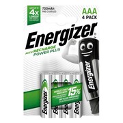 Energizer Akumulator Power Plus AAA L92 700 mAh 4 szt. blister AZENGUA30000001