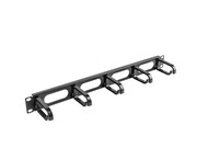 Lanberg Organizer kabli do szaf 19 cali 1U Typ B czarny AK-1205-B NULAGOR00000008