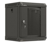 Lanberg Szafa instalacyjna rack wisząca 10 cali 6U 300x300 czarna NULAGR6U0000020