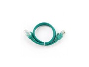 Gembird Patch cord kat.5e osłonka zalewana 0.25M zielony AKGEMKSP5025003