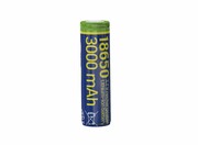 Gembird Akumulator litowo-jonowy typ 18650 (10C), 3.7V, 3000mAh z płaskimi biegunami AZGEMO000000003