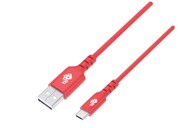 TB Kabel USB-USB C 1m silikonowy czerwony Quick Charge AKTBXKUCMISI10R