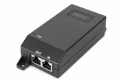 Digitus Zasilacz/Adapter PoE+ 802.3at aktywny max. 55V 30W 10/100/1000Mbps, transmisja do 100m NUASSSOI0000008