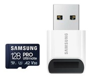 Samsung Karta pamięci microSD MB-MY128SB/WW Pro Ultimate 128GB + czytnik SFSAMMD128MYSB0
