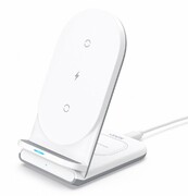 AUKEY LC-A2 White ładowarka bezprzewodowa 2w1 Qi 10W USB-C AZAUKULLCA2WHIT