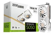ZOTAC Karta graficzna GeForce RTX 5050 TWIN EDGE OC 8GB GDDR6 128bit 3DP/HDMI biała KGZOTN505378002