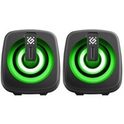 Defender Głośniki komputerowe J1 2.0 6W LED USB czarne UGDFDK000000015
