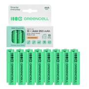 Green Cell Akumulatorki paluszki 16xAAA HR03 950mAh AZGCEUA30000006