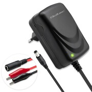 Qoltec Ładowarka do akumulatora AGM GEL STD | Prostownik 6V/12V | 6W | 5.5x2.1 | kabel 1.8m AZQOLUAY0052660