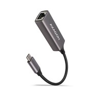 AXAGON ADE-TRC Karta sieciowa Gigabit Ethernet adapter, USB-C 3.2 Gen 1, instalacja automatyczna, metalowy, tytanowa szarość AMAXNKPADETRC01