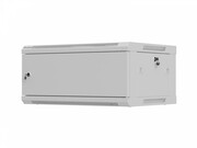 Lanberg Szafa instalacyjna rack wisząca 19 cali 4U 600x450 szara drzwi metalowe (flat pack) NULAGR4U0000023