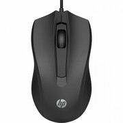 HP Mysz przewodowa 100 Czarna 6VY96AA#ABB UMHPXRPD000000C
