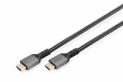 Digitus Kabel Premium połączeniowy HDMI 2.1 Ultra HighSpeed 8K60Hz UHD Typ HDMI A/A M/M 1m Czarny AKASSVH00000052