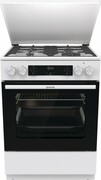 Gorenje Kuchnia gazowo-elektryczna GKS6C71WA HWGORKGBS6C71WA