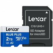 Lexar Karta pamięci microSD 2TB C10 A2 U3 V30 170MB/s Blue Plus SFLXRMDT02BLPL1