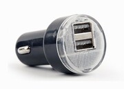 Gembird Ładowarka samochodowa 2xUSB 2.1A czarna ASGEMLU00000006