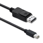 Qoltec Kabel Mini DisplayPort v1.1/ DisplayPort v1.1 | 1080P | 1,8m AKQOLVD00050434