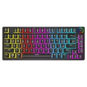 Savio Klawiatura mechaniczna bezprzewodowa PHENIX, Gateron Red Pro, Pudding UKSAORGBSPHPUDR