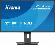 IIYAMA Monitor 27 cali XB2797QSNP-B1 IPS,QHD,USB-c Dock 96W,HDMI, 350cd,1ms, DP, DisplayPort x1 (Daisy Chain MST max. 2560 x1440), USB HUB x4, RJ45 UPIIY027XSP97B1