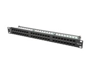 Lanberg Patch Panel 48 Port 1U Kat.6 czarny NULAGPP48K60001