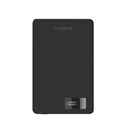Gembird PowerBank 10000mAh LCD 1xUSB-C 20W bezprzewodowy 15W czarny AZGEMUAP1000006
