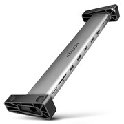 AXAGON HMC-10HLS Wieloportowy hub USB 9in1, 5Gbps, 4x USB-A, HDMI 4K/60Hz, GLAN, SD/microSD, PD 100W, 25cm USB-C kabel NUAXNUS1010HLS0