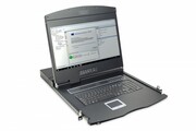 Digitus Konsola 19 LCD z touchpad KVM 8 portów 1U komplet kabli (8xDS-19231) klawiatura US NUASSTR00000007