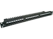 ALANTEC Patch panel UTP kat.6 24 porty LSA z półką 1U NUAICPP24AB0066