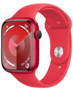 APPLE Watch Series 9 GPS 45mm koperta z aluminium (czerwony) pasek sportowy (czerwony) - M/L Watch Series 9 GPS 45mm koperta z aluminium (czerwony) pasek sportowy (czerwony) - M/L APPLE