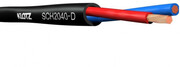 Klotz SCH2040-D kabel głośnikowy 2x4mm, czarny, FRNC - DCA - WYPRZEDAŻ