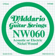 D'Addario NW060 struna do gitary elektrycznej