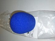 Jeremi MCC-001BL gąbka na mikrofon, kolor niebieski - WYPRZEDAŻ