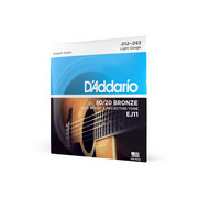 D'Addario EJ-11 struny do gitary akustycznej 80/20 bronze 12-53
