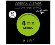 Ortega UKA-CC Clear Nylon Authentic struny do ukulele koncertowego 24-26