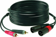Klotz kabel 2xRCA / 2xXRLm 2m - WYPRZEDAŻ