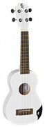 Baton Rouge UR1S Chary J. ukulele sopranowe, matt metallic white