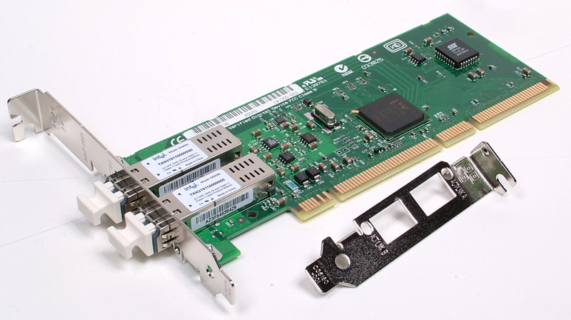 Karta światłowodowa Gigabit Pro / 1000MF Server PCI-X / PCI 2.2, 1000Mbps Multi-mode LC