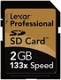 Karta pamięci SD Lexar Professional 133x 2GB