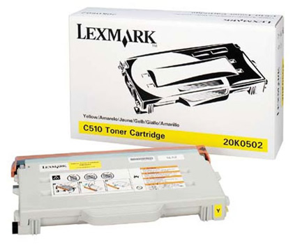 Toner Lexmark (20K0502 - 3 tys) C510 yellow