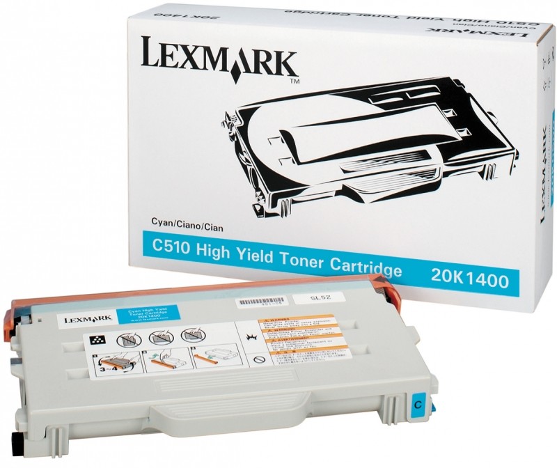 Toner Lexmark (20K1400 - 6600 tys) C510 cyan
