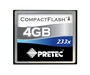 Karta pamięci Compact Flash Pretec 4GB 233x