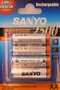 Akumulatorki Sanyo R6/AA NiMh 2500mAh (4 szt.)
