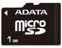Karta pamięci microSD A-Data 1GB