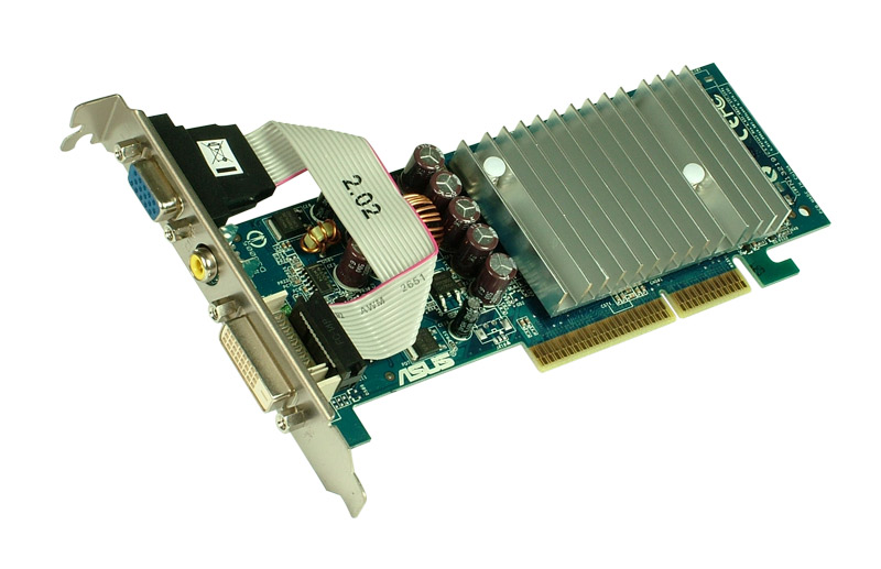 Karta graficzna Asus GeForce 6200A Karta graficzna Asus 128MB (64-bit) TV/DVI - AGP