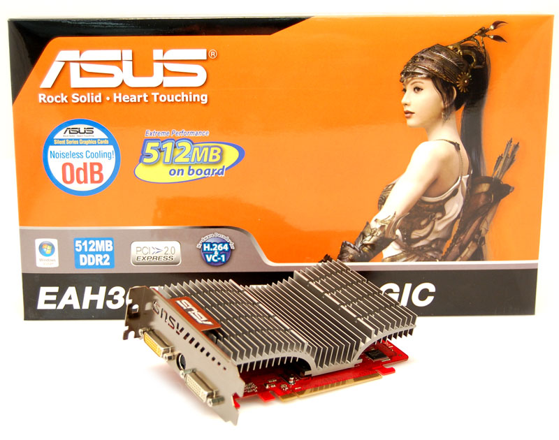 Karta graficzna Asus Radeon HD 3650 512MB DDR3 / 128b TV / DV PCI-E Silent