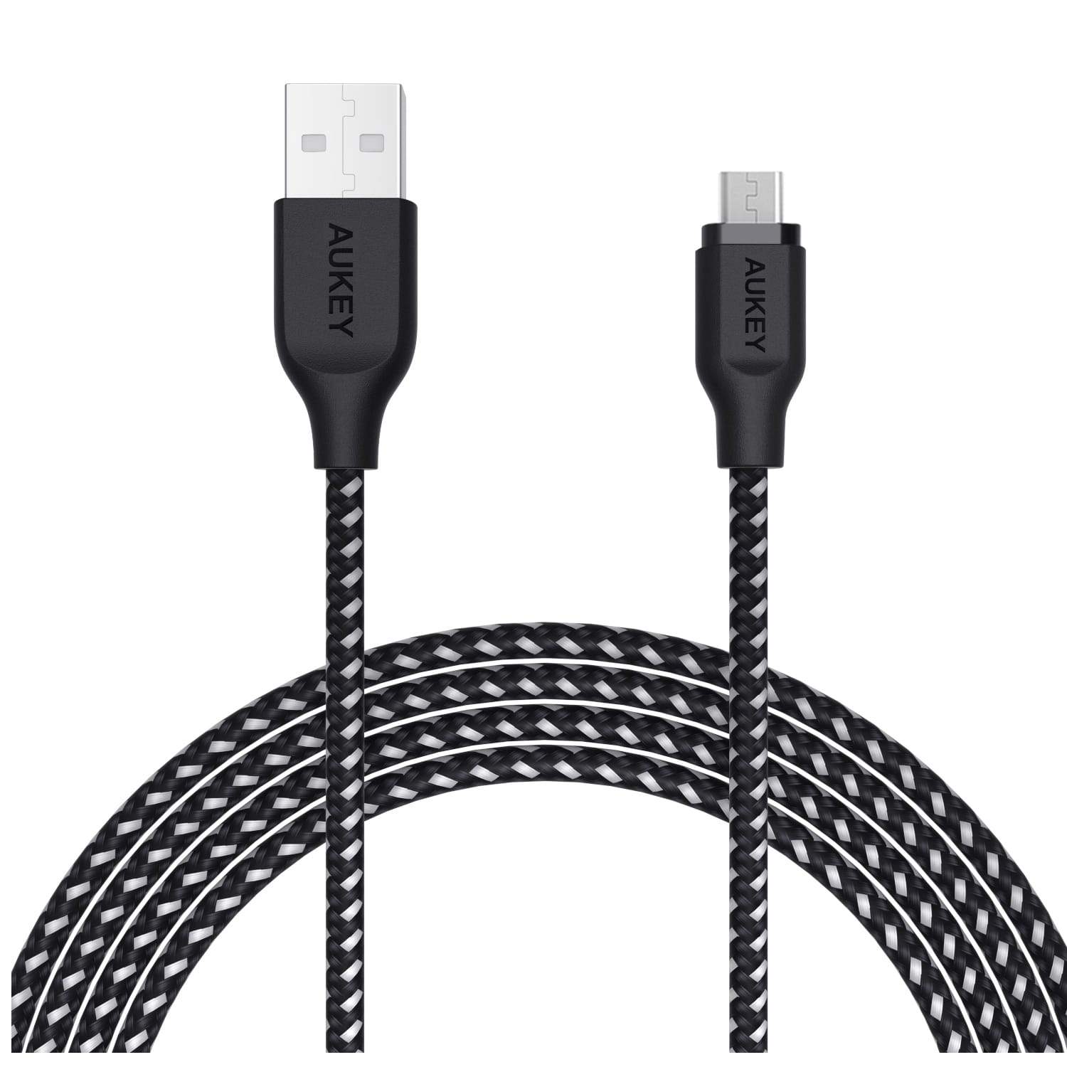 Nylonowy kabel AUKEY CB-AM1 Quick Charge micro USB