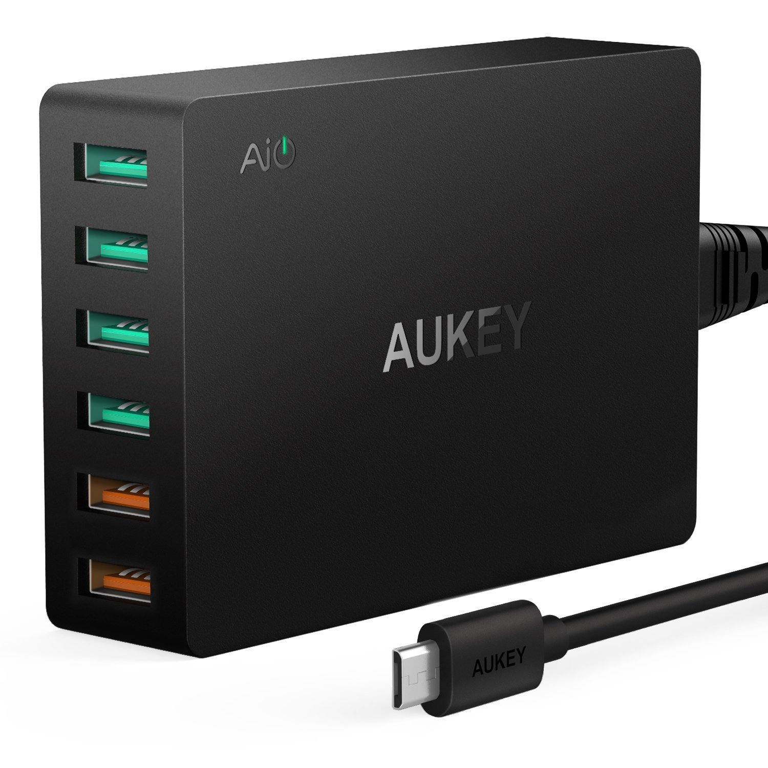 Ładowarka sieciowa Aukey PA-T11 60W 15.6A 6xUSB A Quick Charge 3.0