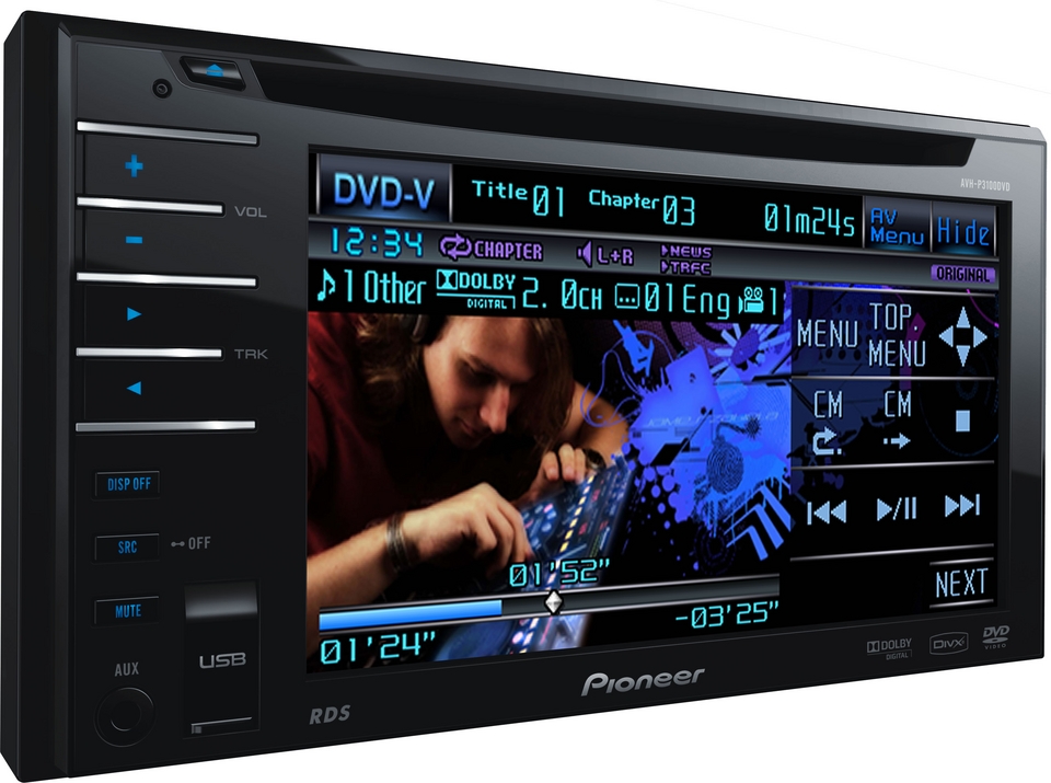 Radio samochodowe Pioneer AVH-P3100 DVD