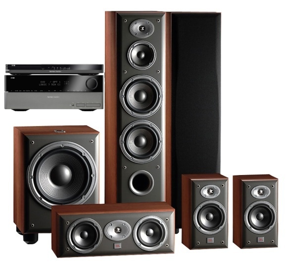 Kino domowe Harman-Kardon AVR255 + DVD39 + JBL Northridge Cine Pack