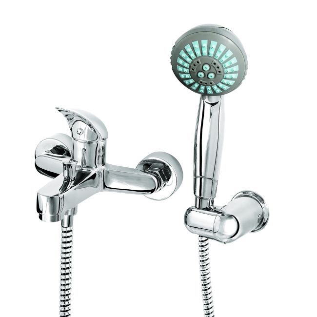 DEANTE BRATEK bateria wannowa z kompletem natryskowym CHROM  BDB 011M